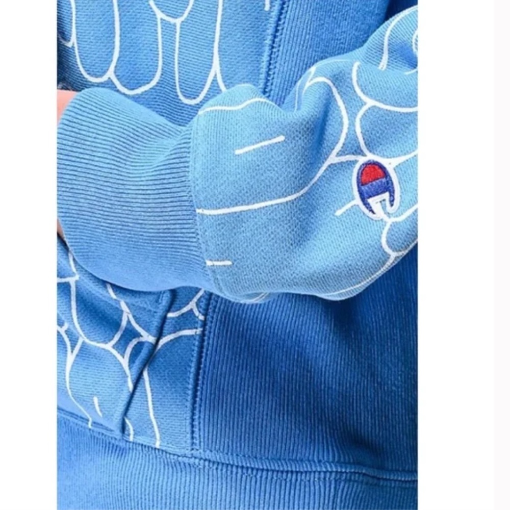 Nwot Champion Reverse Weave Bubble Script Hoodie - image 4